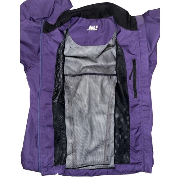 ASICS Women's Lightweight Jacket Medium Purple Full Zip Pockets Windbreaker EUC - Picture 8 of 10